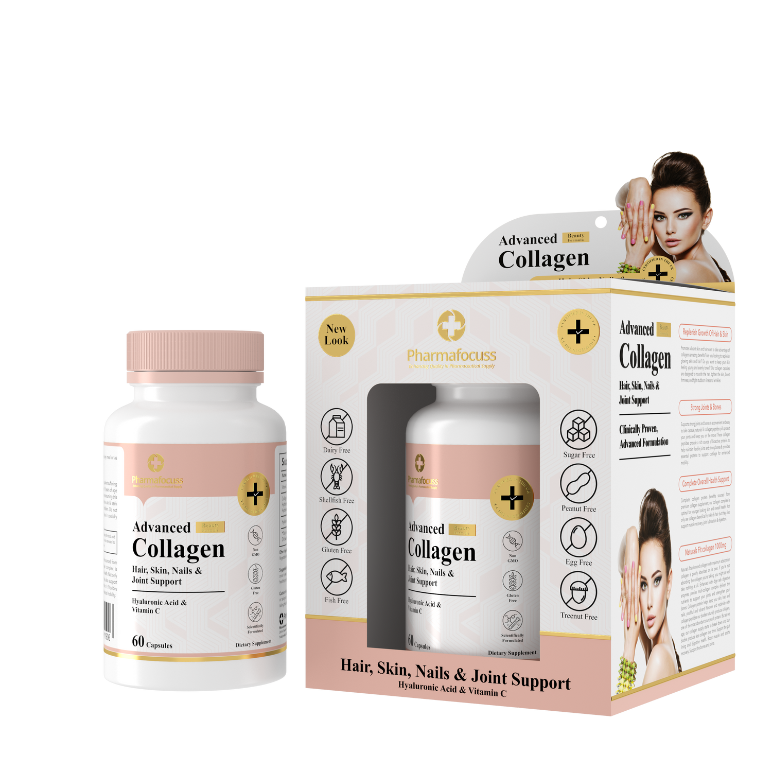 Advanced Collagen With Hyaluronic Acid &amp; Vitamin C