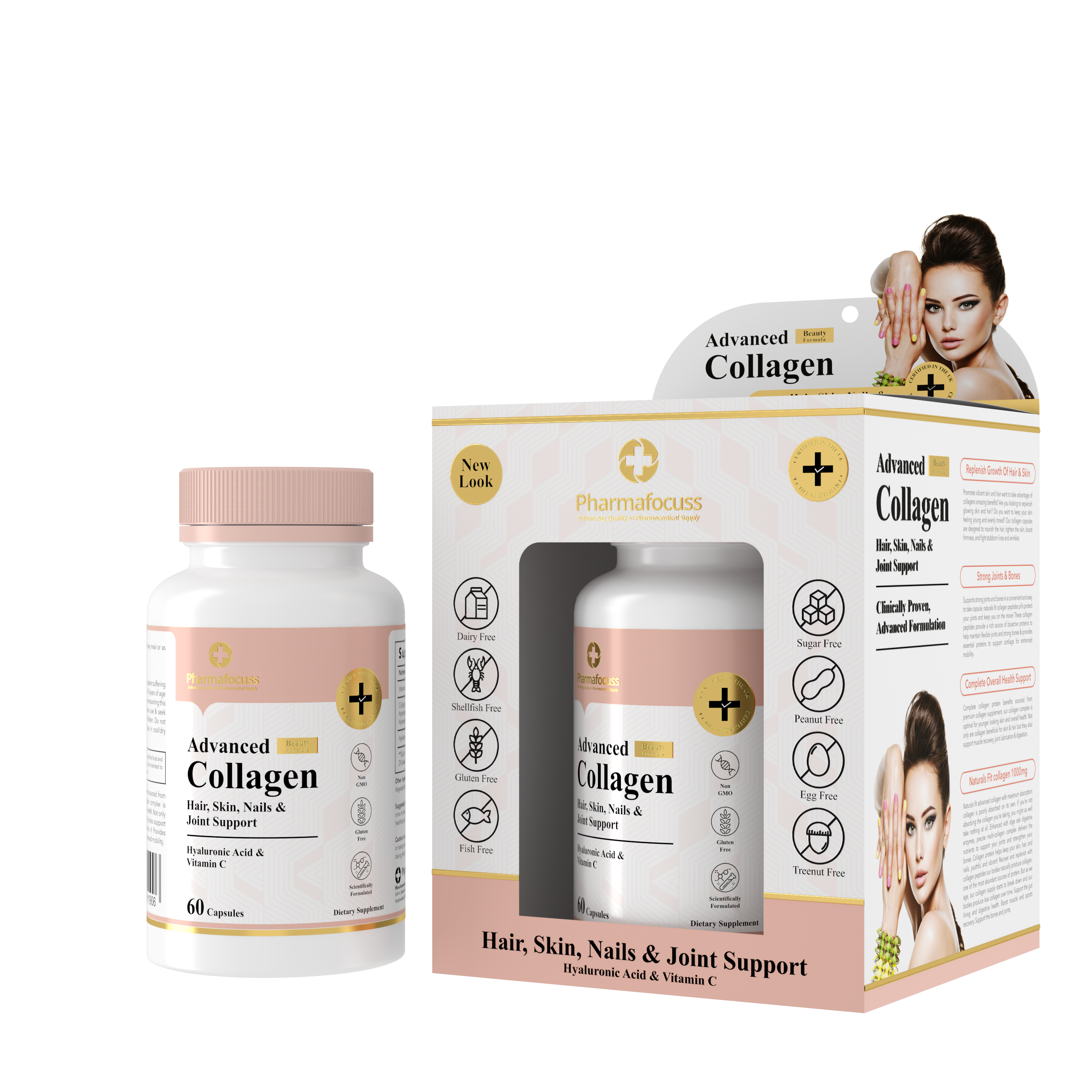 Advanced Collagen With Hyaluronic Acid &amp; Vitamin C