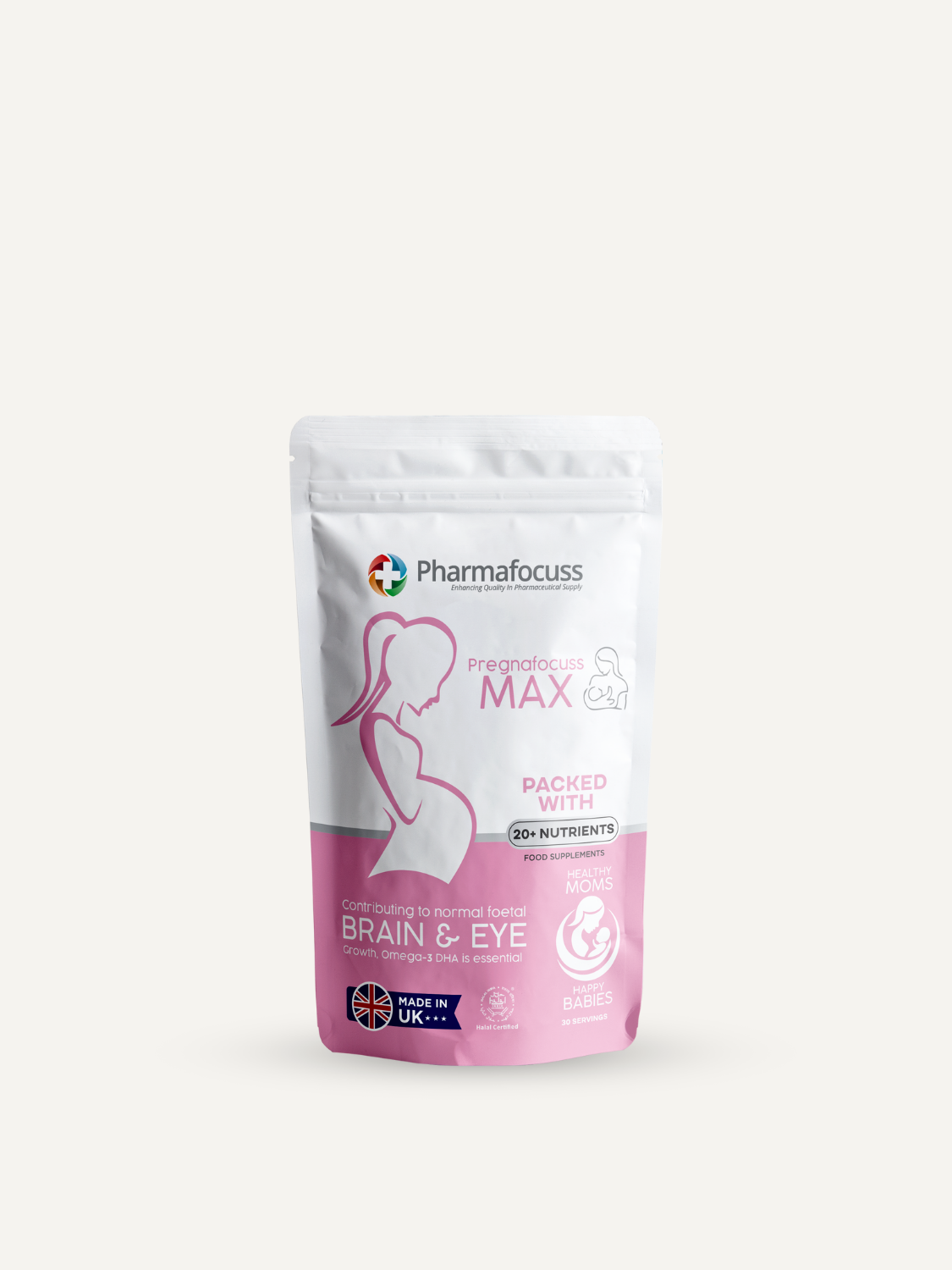 Pharmafocuss Pregnafocuss MAX Food Supplements