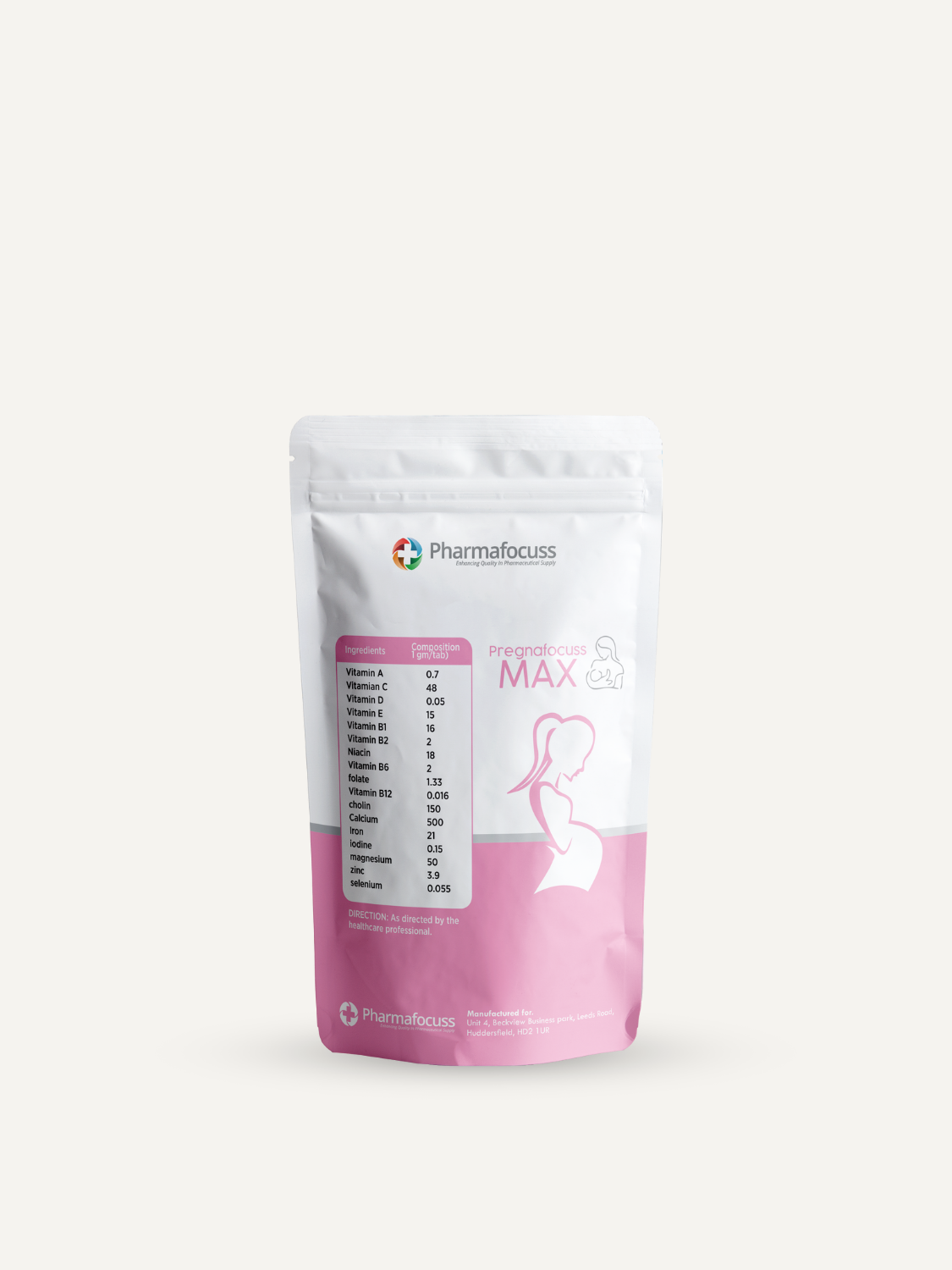 Pharmafocuss Pregnafocuss MAX Food Supplements