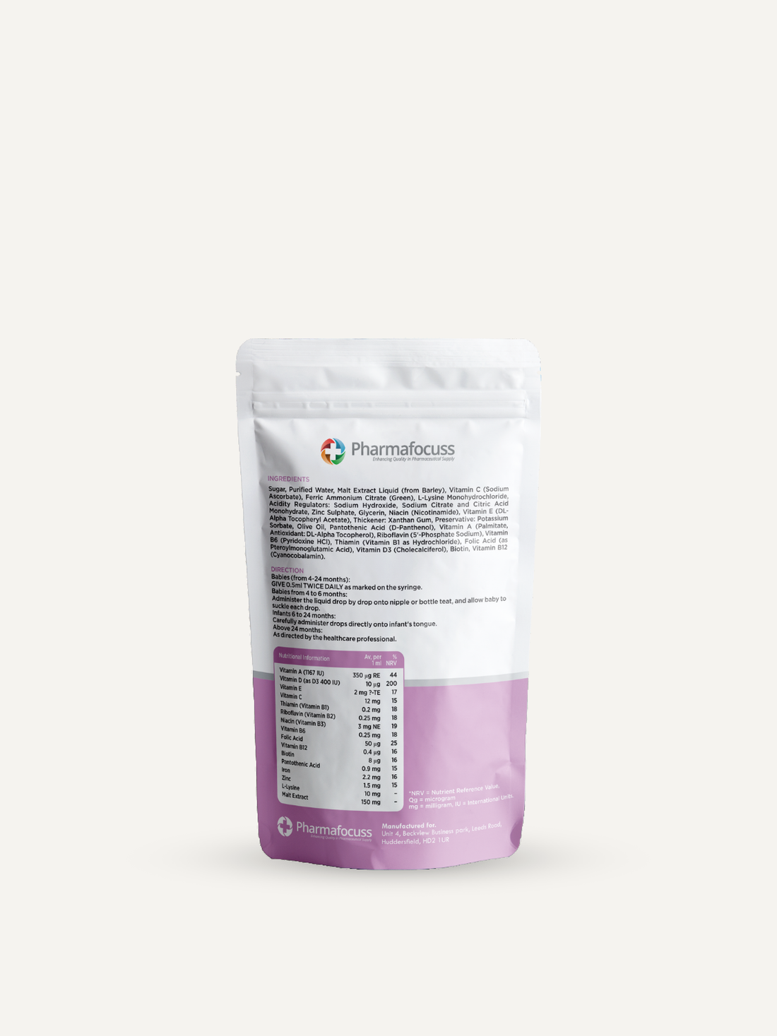 FocussBaby Vitamin D3