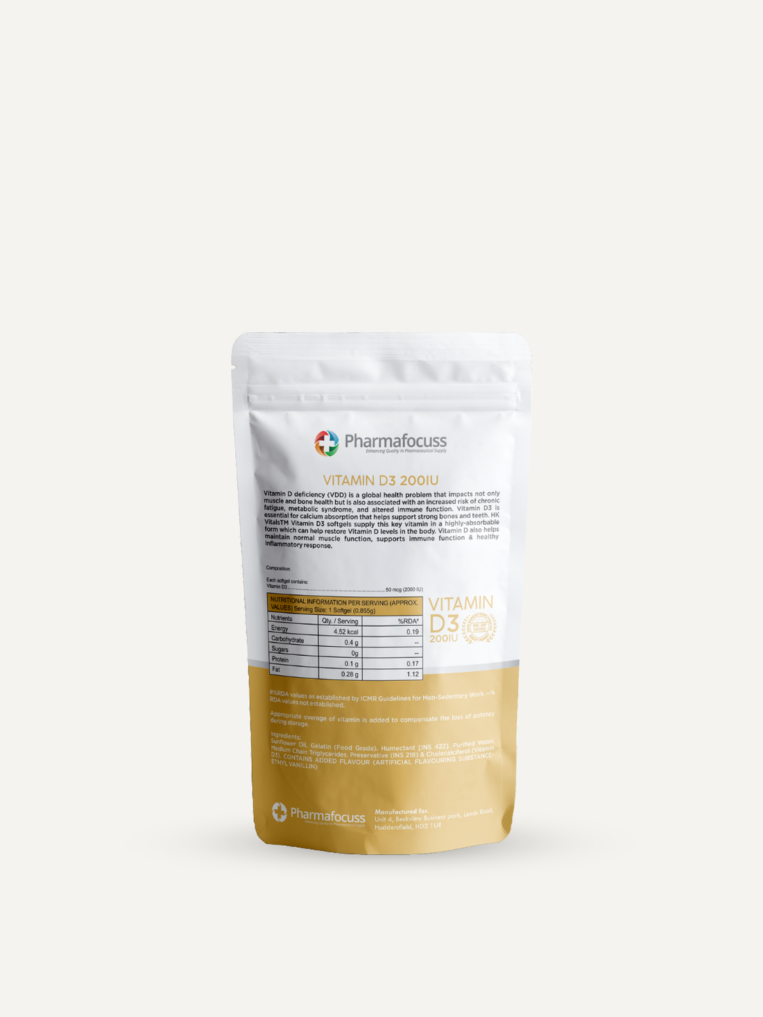 Vitamin D3 2000 IU Softgels