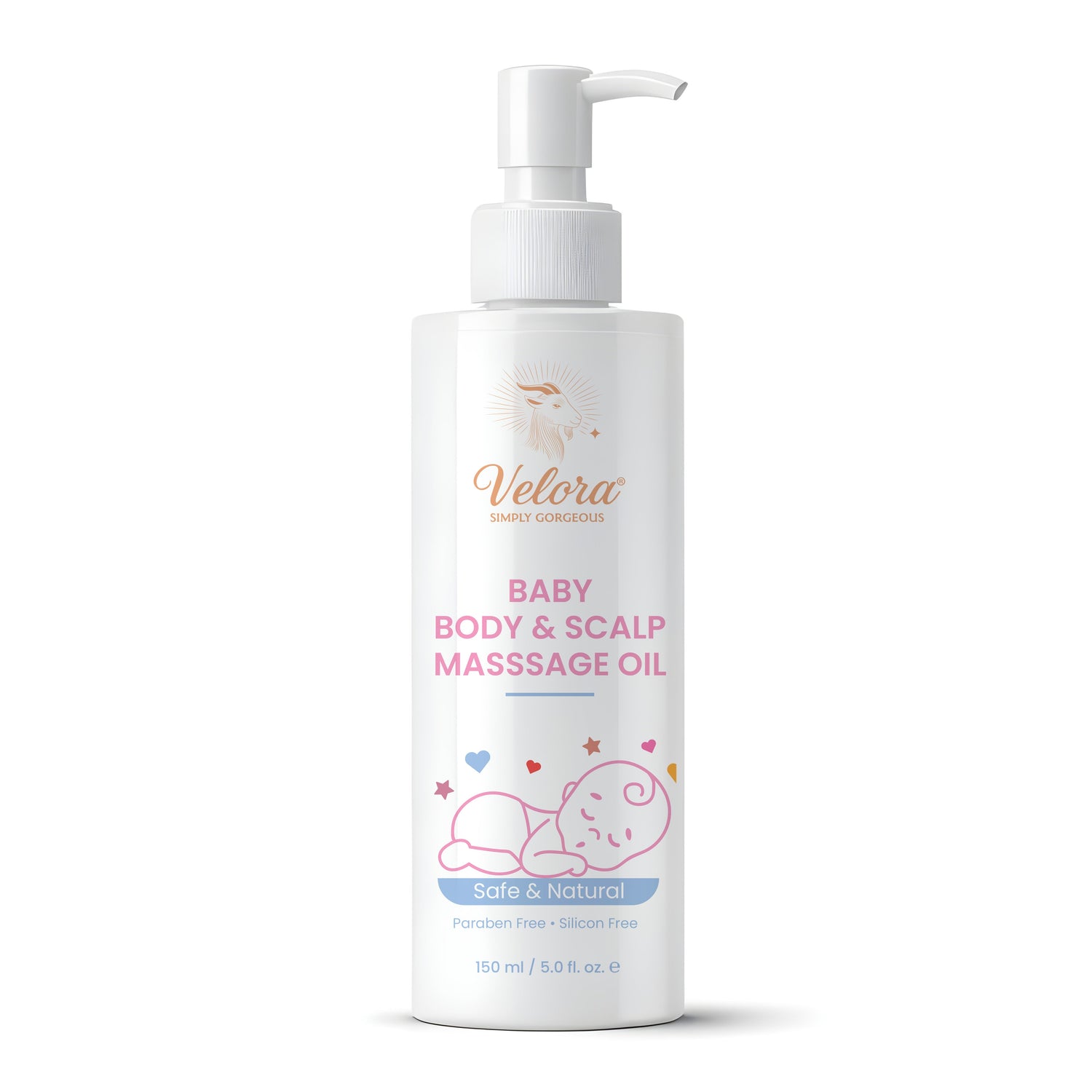 Lavender Baby Massage Oil by Velora for Body and Scalp Care