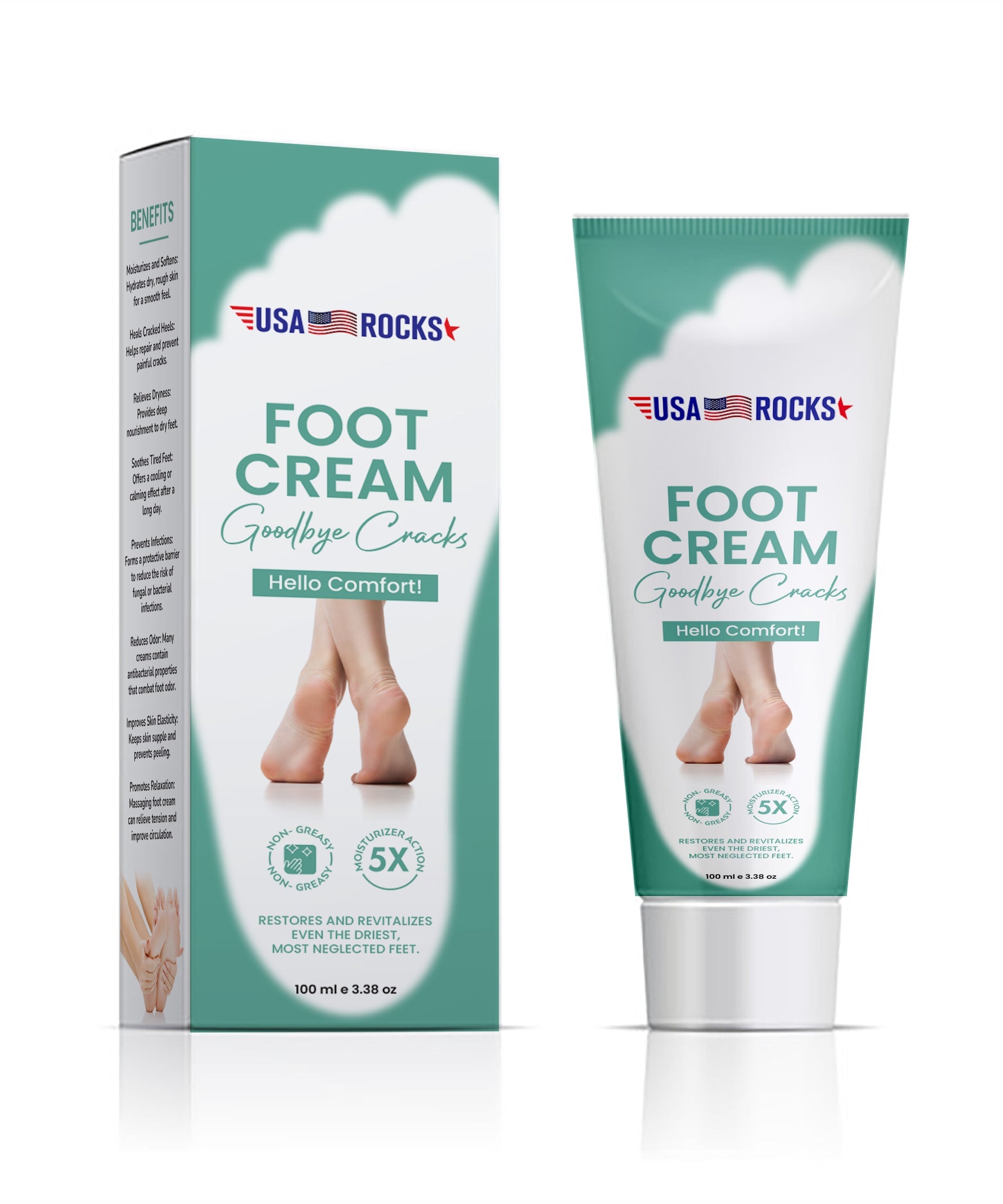 Foot Cream – Soothes, Softens &amp; Repairs Cracked Heels